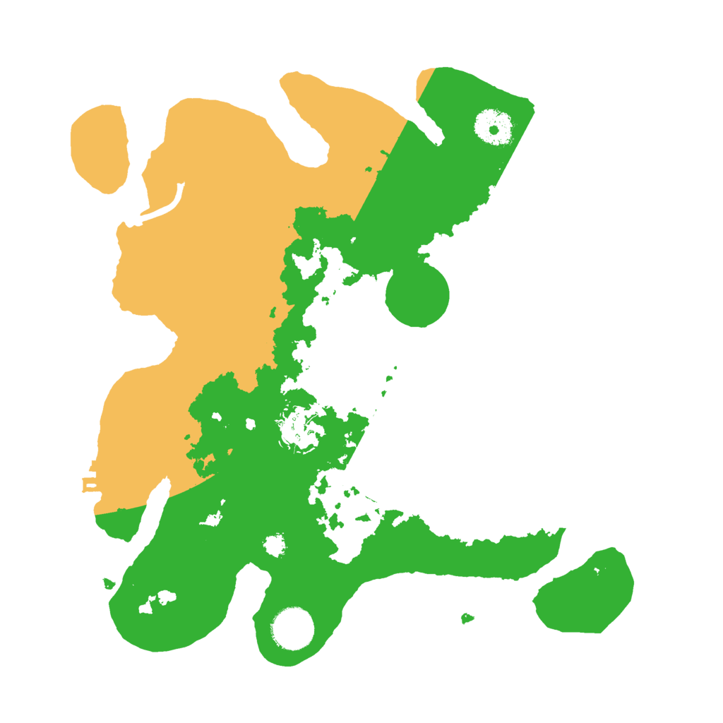 Biome Rust Map: Procedural Map, Size: 3000, Seed: 13162