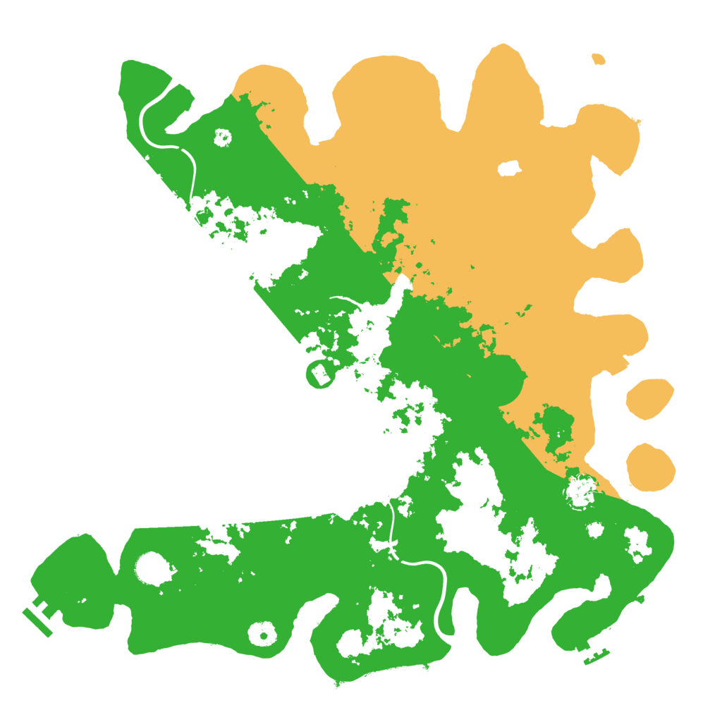 Biome Rust Map: Procedural Map, Size: 4000, Seed: 312445150