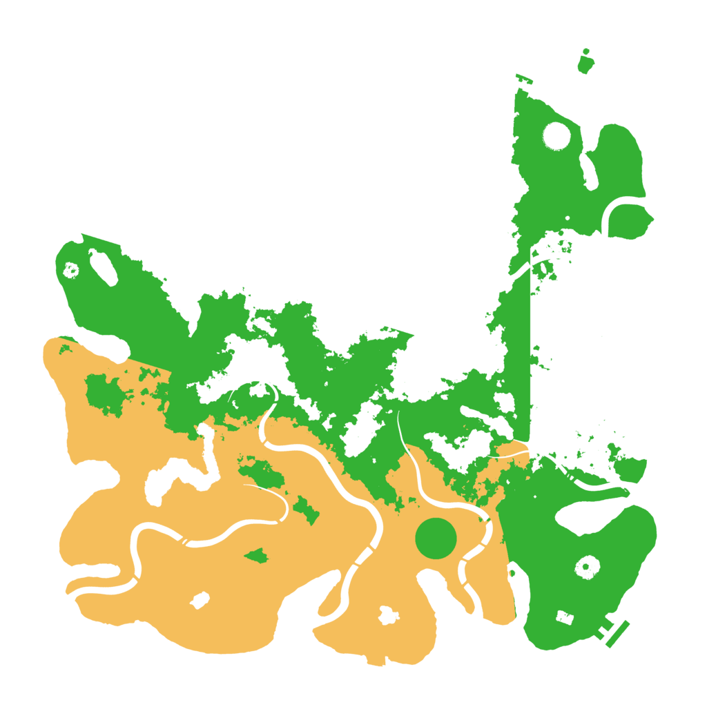 Biome Rust Map: Procedural Map, Size: 4500, Seed: 170833279