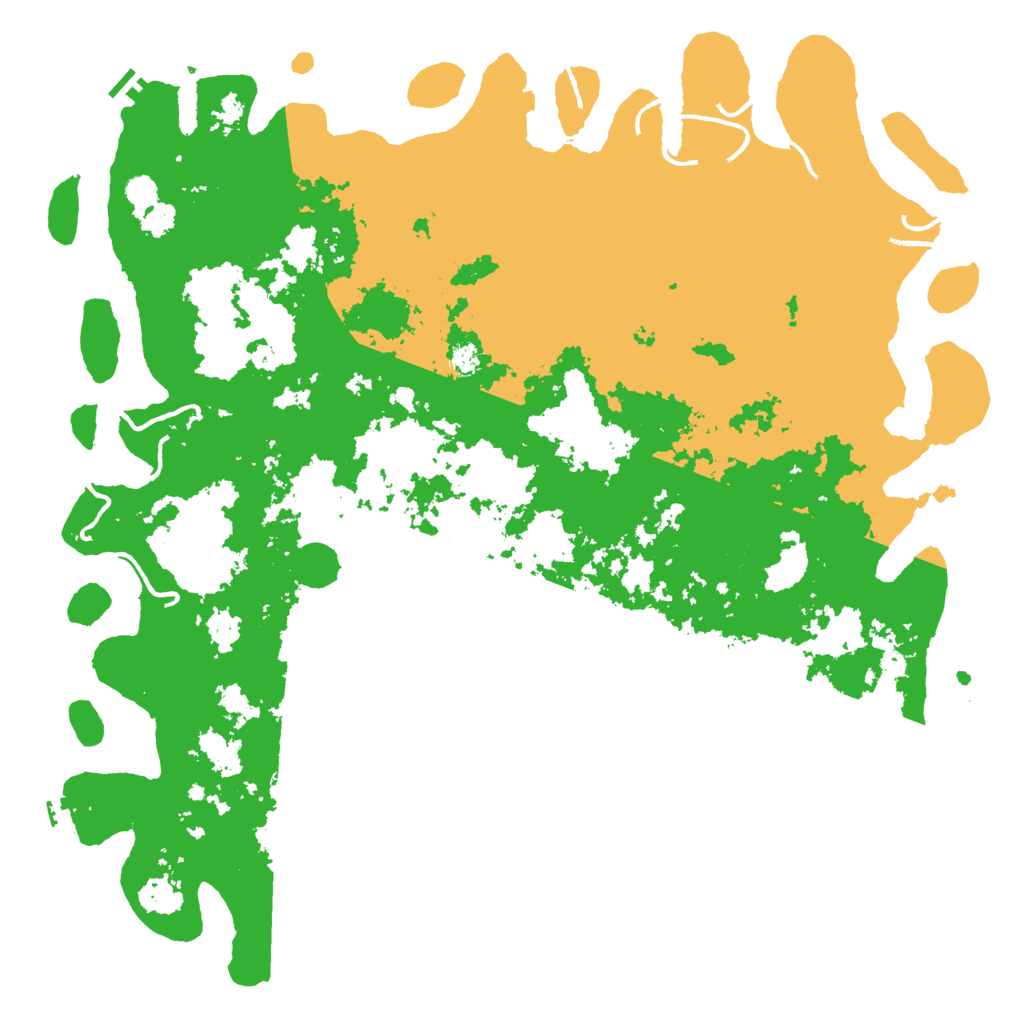 Biome Rust Map: Procedural Map, Size: 6000, Seed: 1955718680