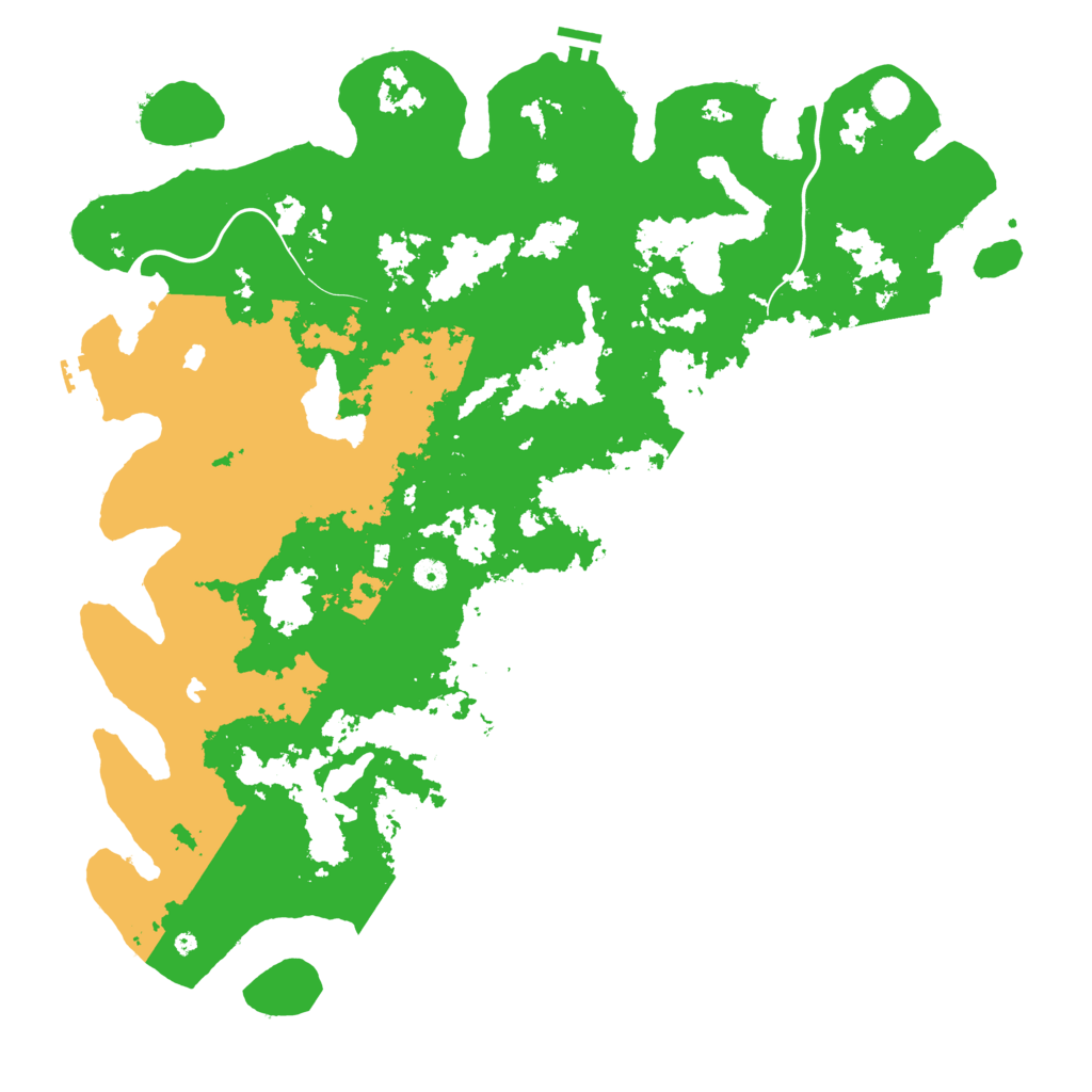 Biome Rust Map: Procedural Map, Size: 5000, Seed: 27008900