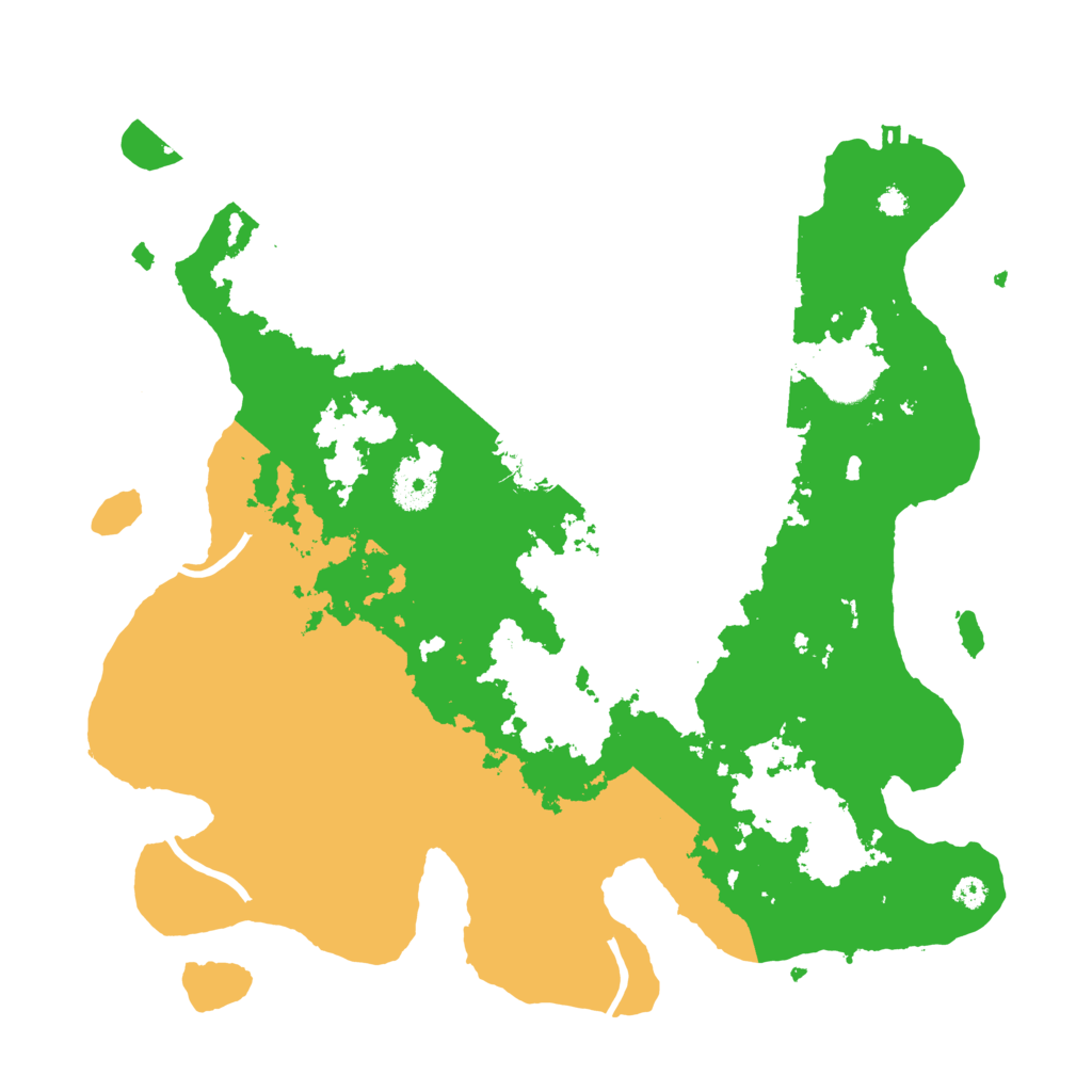 Biome Rust Map: Procedural Map, Size: 3500, Seed: 1175020393