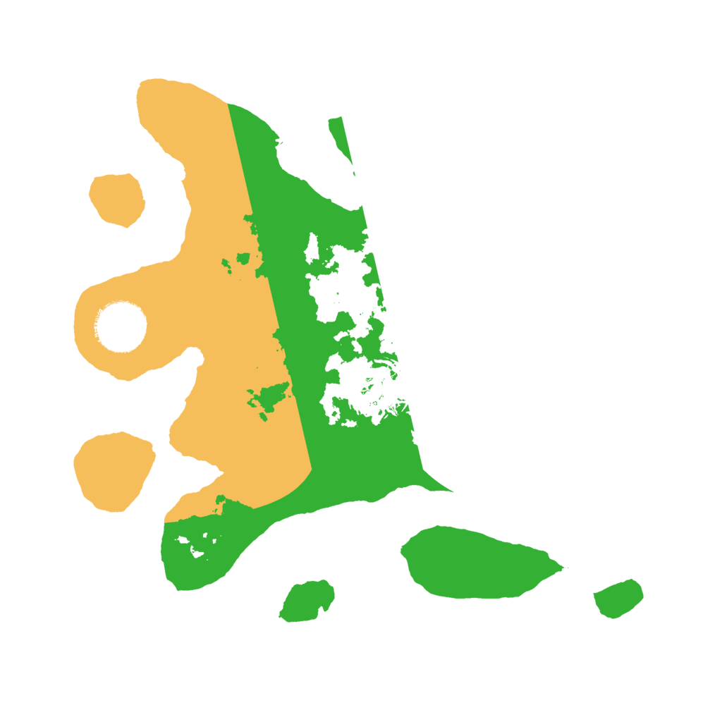 Biome Rust Map: Barren, Size: 2500, Seed: 43213231