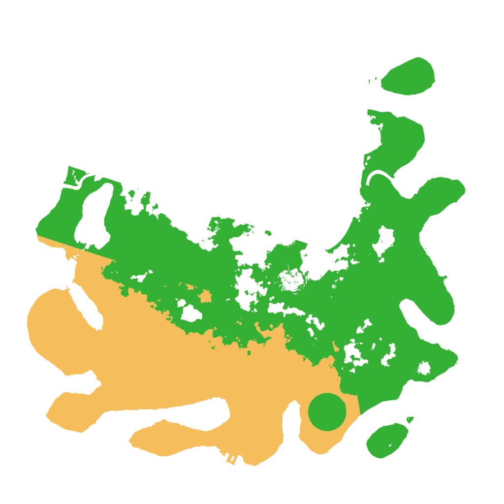 Biome Rust Map: Procedural Map, Size: 3500, Seed: 1204466562