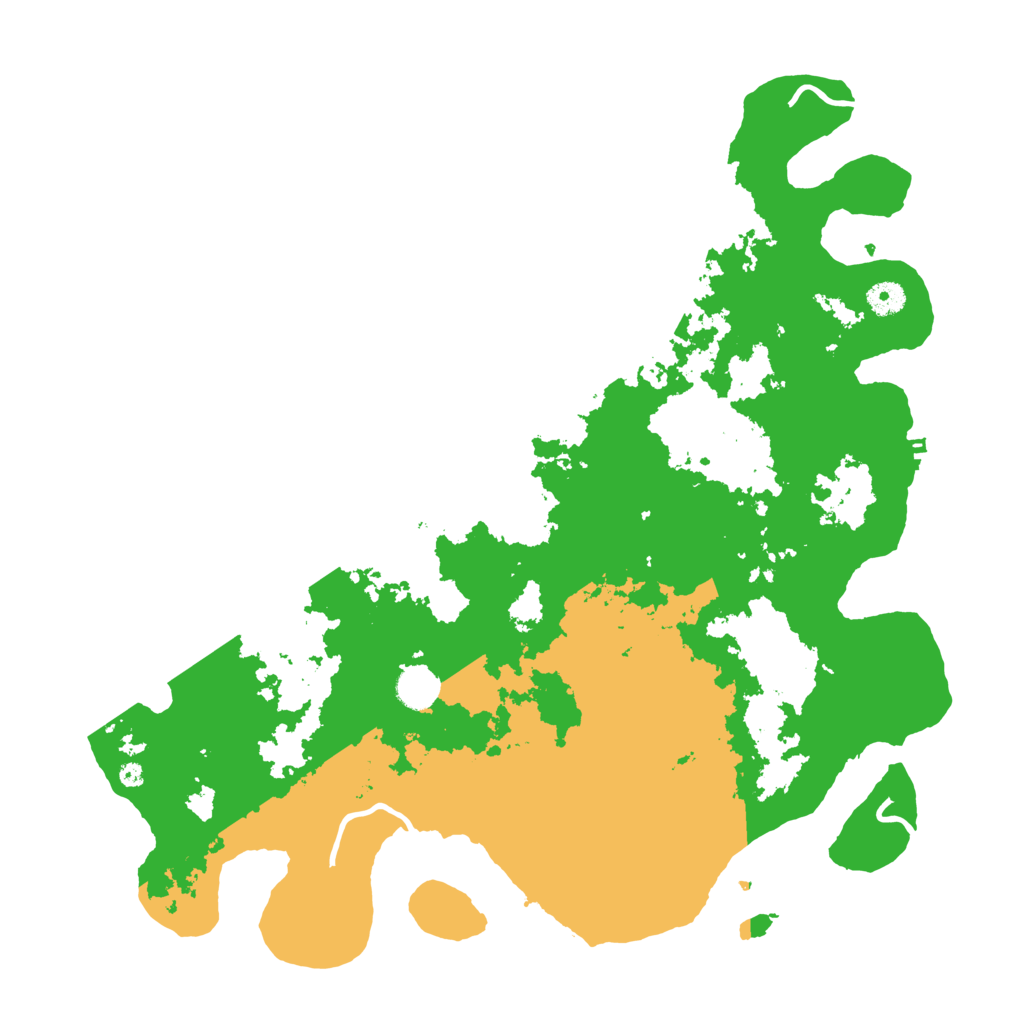 Biome Rust Map: Procedural Map, Size: 4300, Seed: 2588710