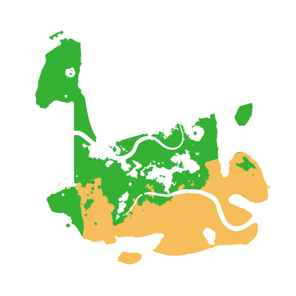 Biome Rust Map: Procedural Map, Size: 3000, Seed: 24449