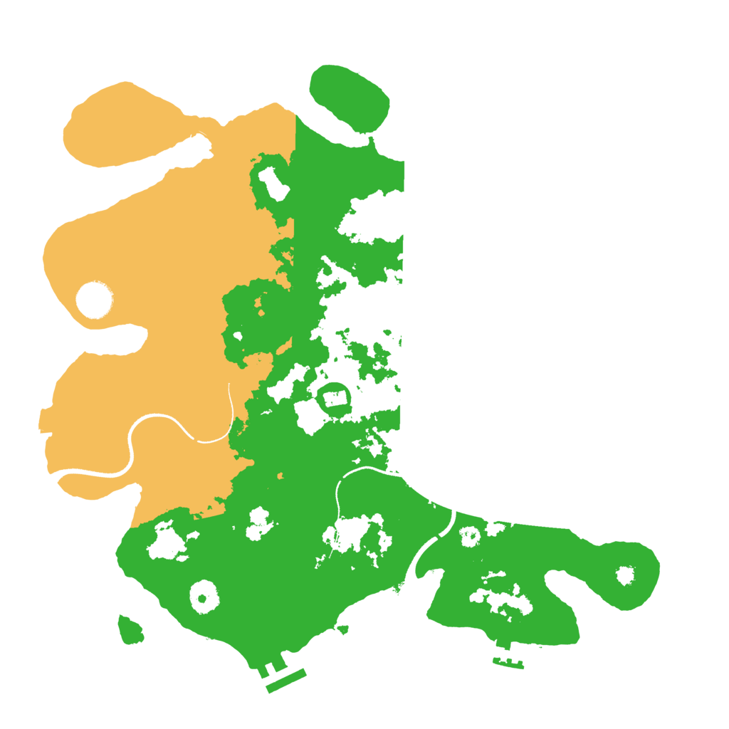 Biome Rust Map: Procedural Map, Size: 3500, Seed: 7523024