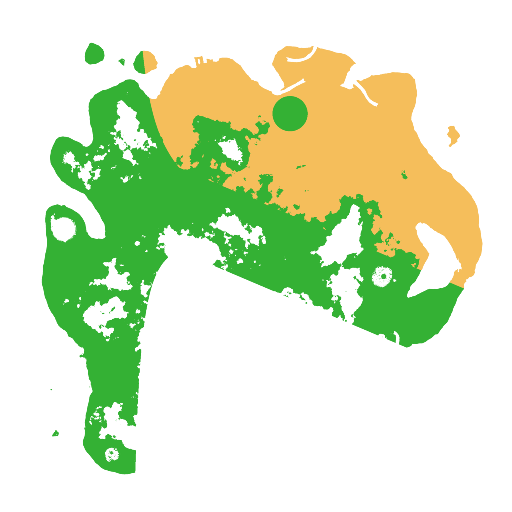 Biome Rust Map: Procedural Map, Size: 3850, Seed: 64415323