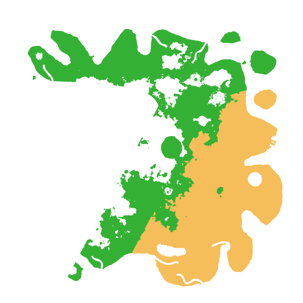 Biome Rust Map: Procedural Map, Size: 3800, Seed: 1418466