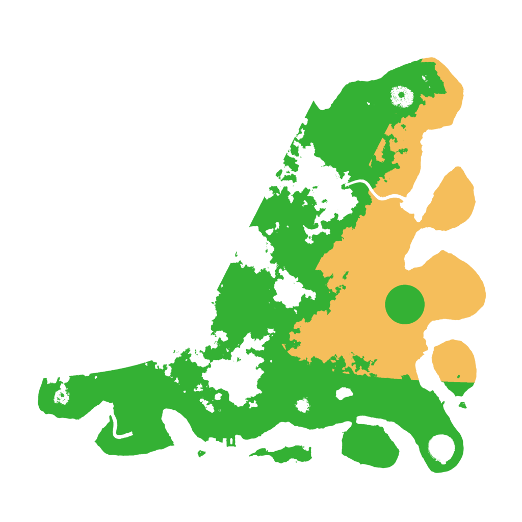 Biome Rust Map: Procedural Map, Size: 3500, Seed: 20221224