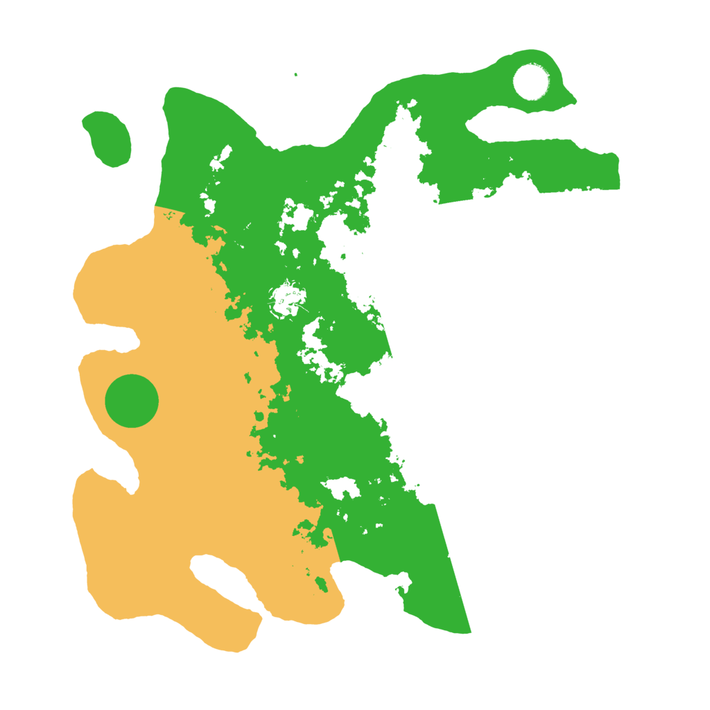 Biome Rust Map: Barren, Size: 3500, Seed: 1336019937