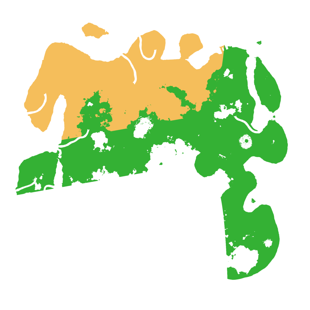 Biome Rust Map: Procedural Map, Size: 3500, Seed: 6320865