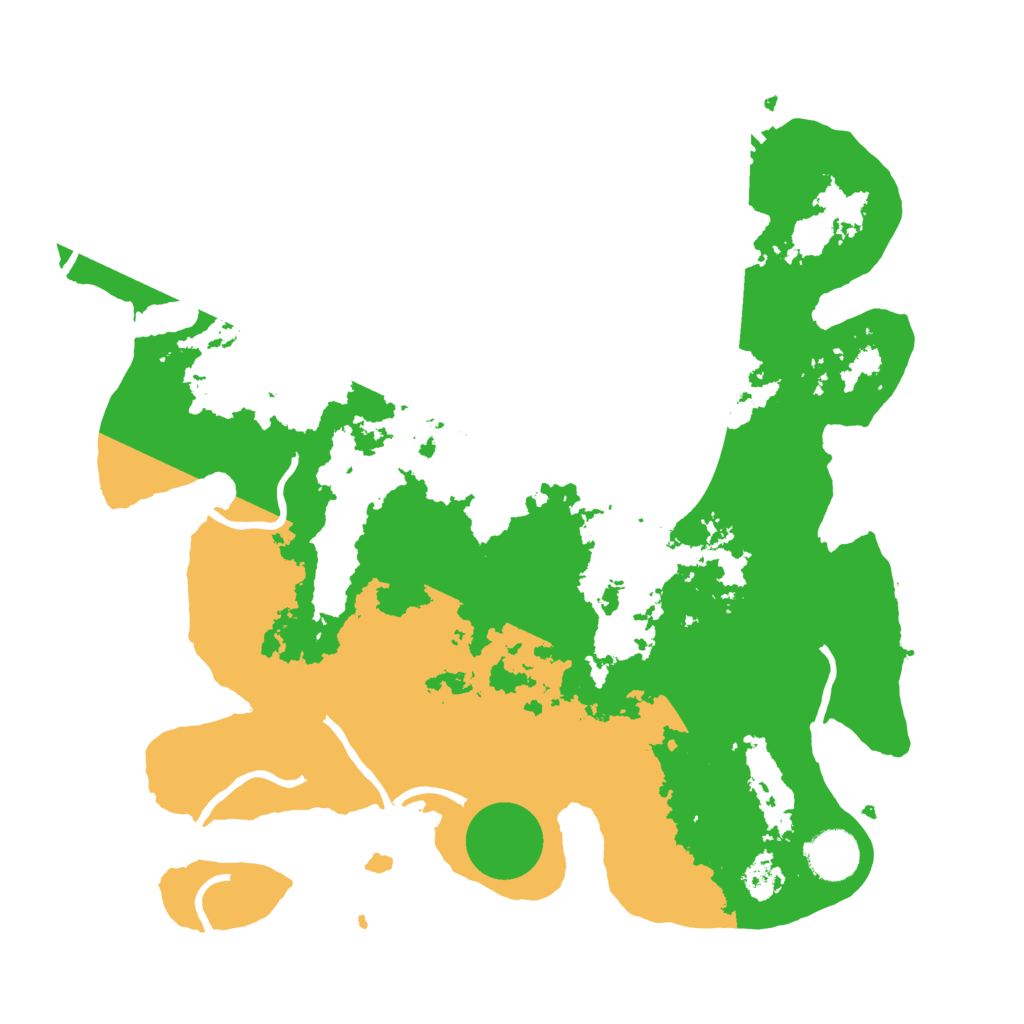 Biome Rust Map: Procedural Map, Size: 3500, Seed: 77995716