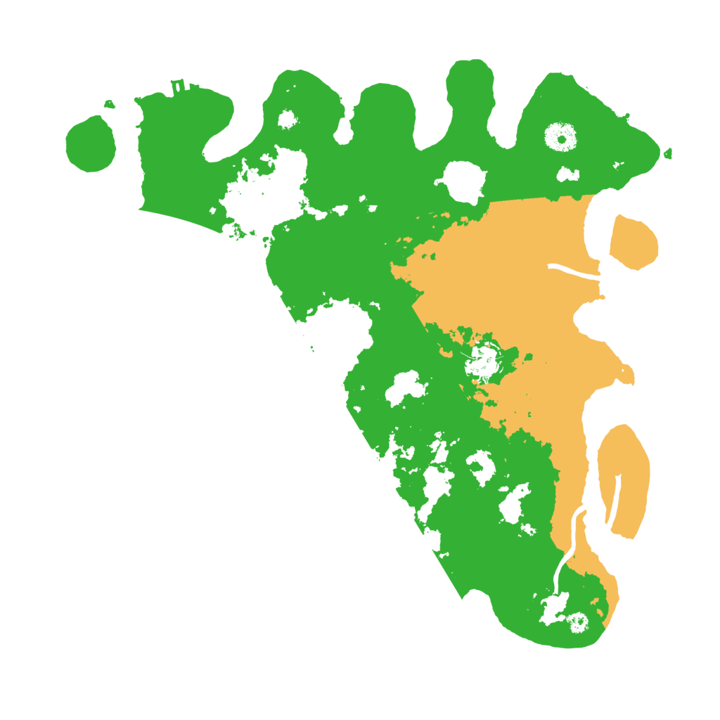 Biome Rust Map: Procedural Map, Size: 3500, Seed: 4221
