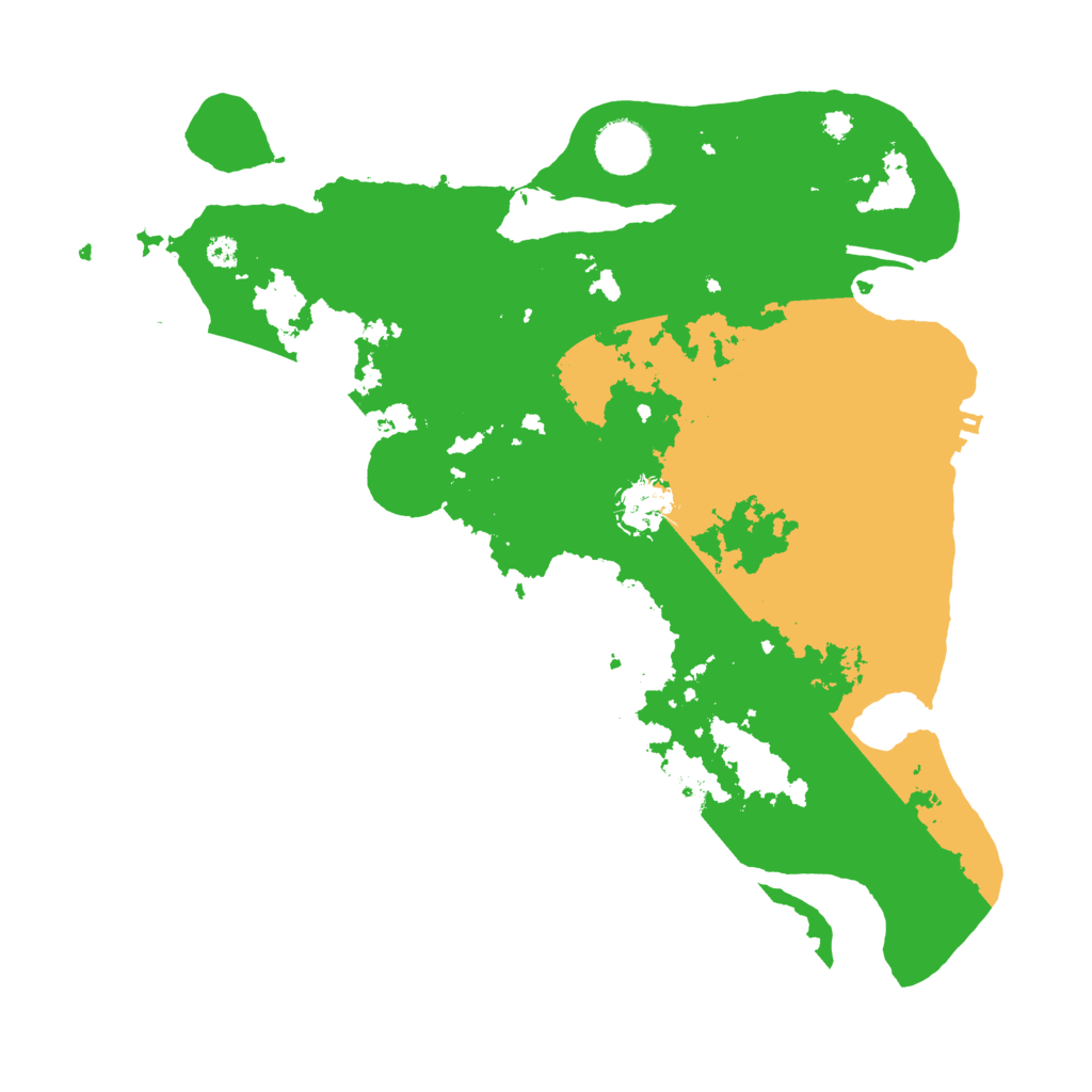 Biome Rust Map: Procedural Map, Size: 3500, Seed: 42850478