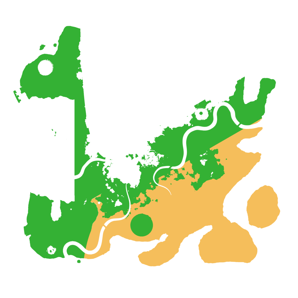 Biome Rust Map: Procedural Map, Size: 3500, Seed: 56020546