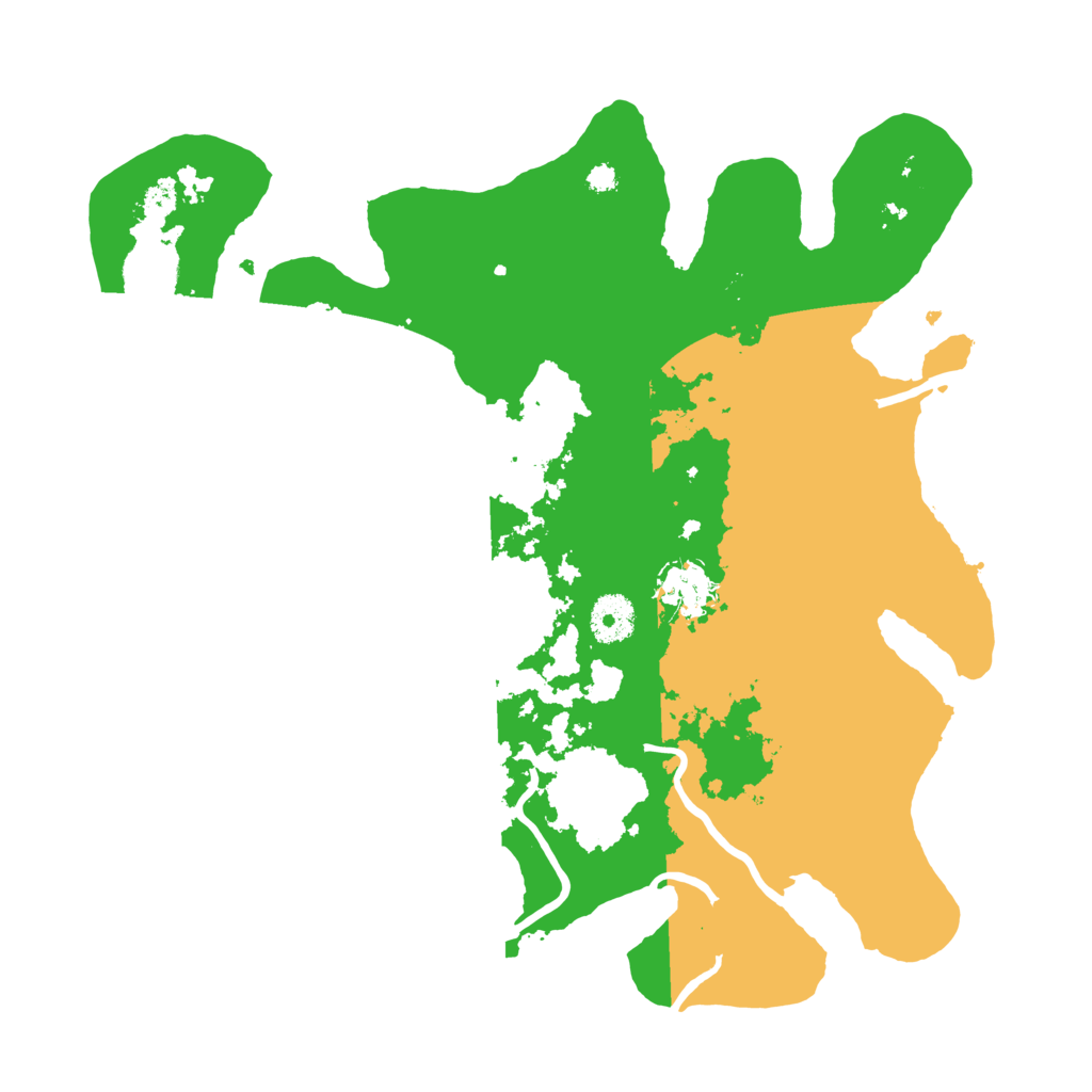 Biome Rust Map: Procedural Map, Size: 3500, Seed: 16862466