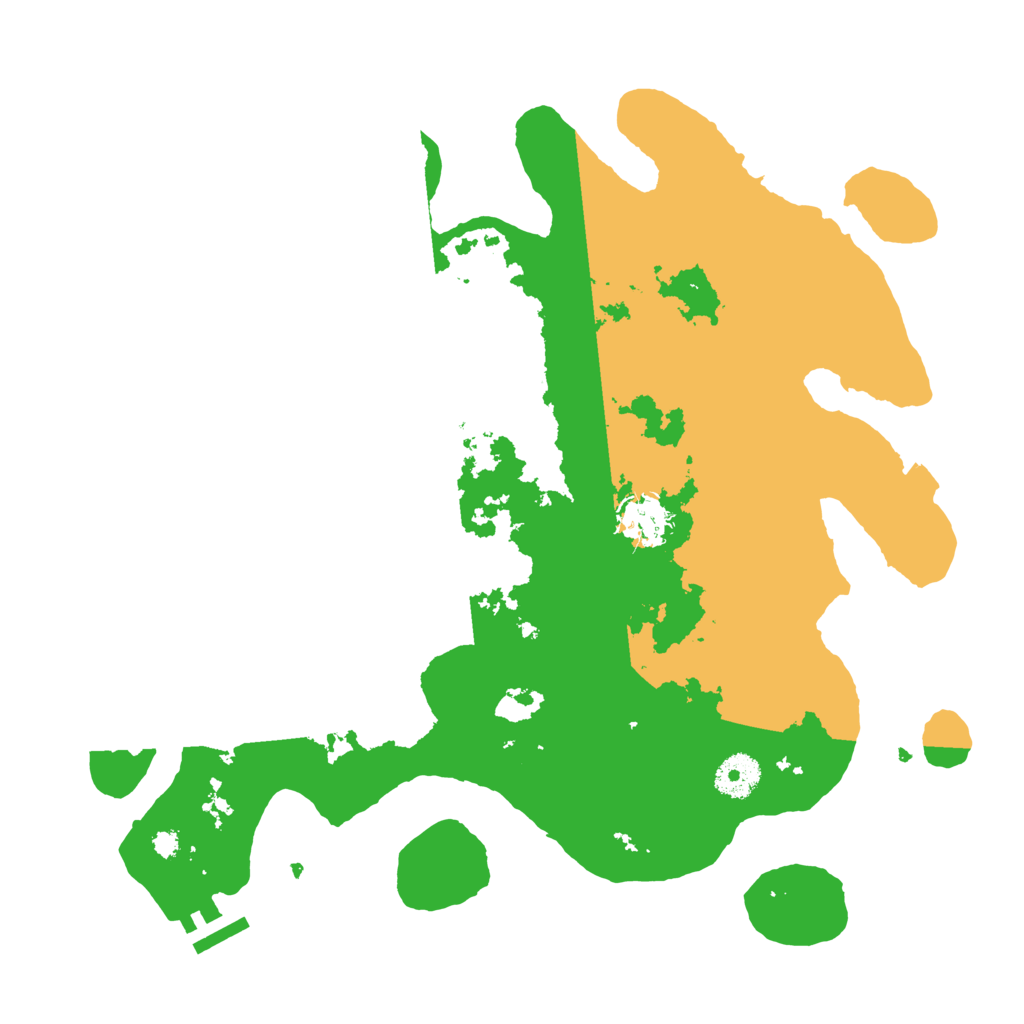 Biome Rust Map: Procedural Map, Size: 3500, Seed: 96383992