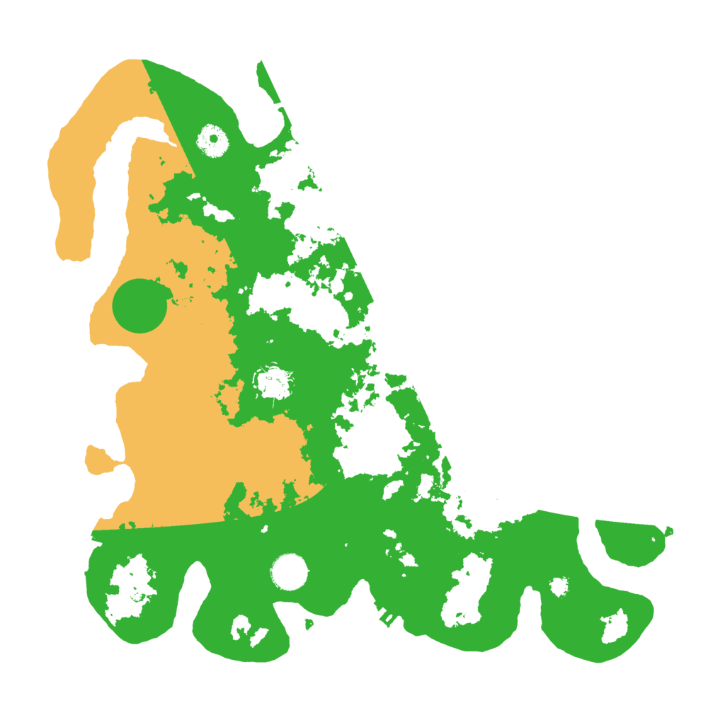Biome Rust Map: Procedural Map, Size: 3500, Seed: 92421912