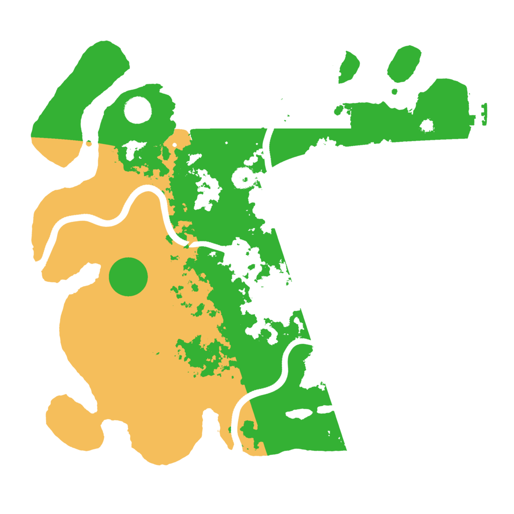 Biome Rust Map: Procedural Map, Size: 3500, Seed: 198348333