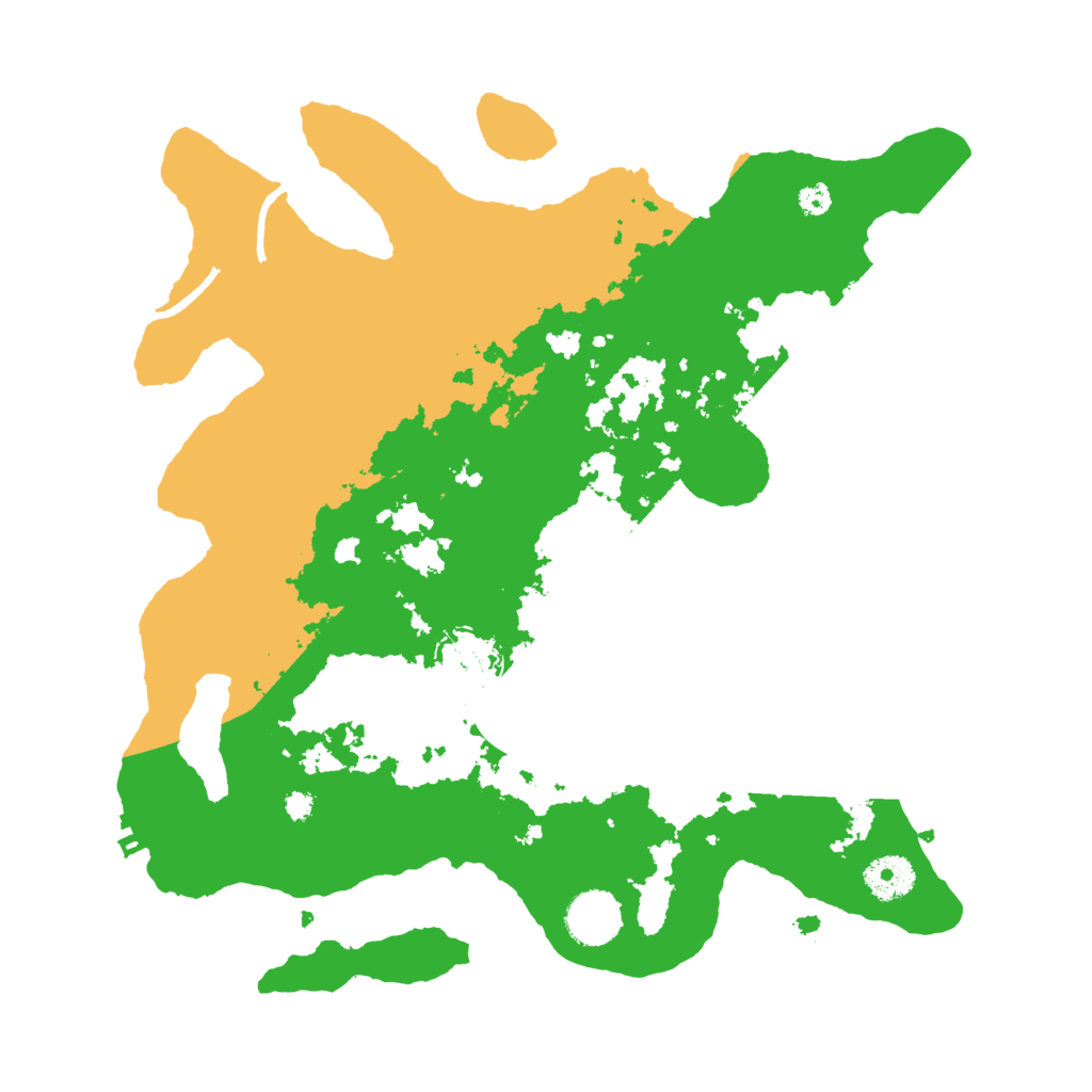 Biome Rust Map: Procedural Map, Size: 3500, Seed: 27232696