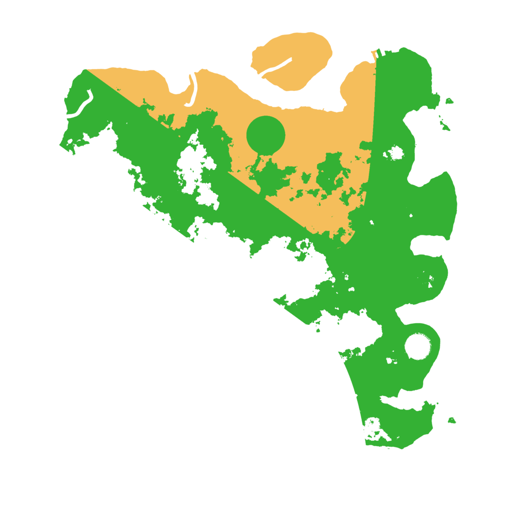 Biome Rust Map: Procedural Map, Size: 3500, Seed: 94905204