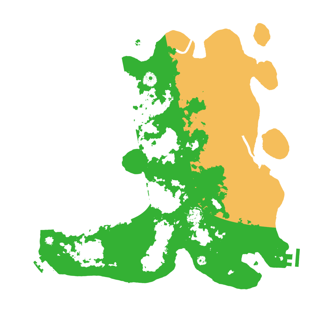 Biome Rust Map: Procedural Map, Size: 3500, Seed: 339331763