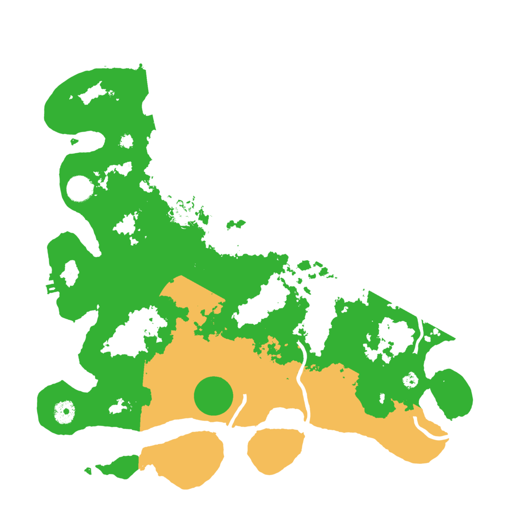 Biome Rust Map: Procedural Map, Size: 3500, Seed: 1792318501