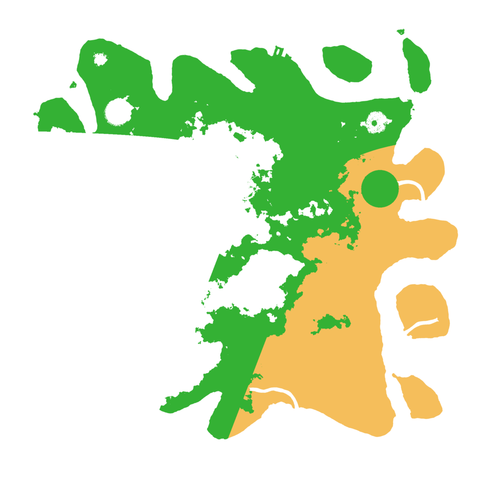 Biome Rust Map: Procedural Map, Size: 3500, Seed: 8908779