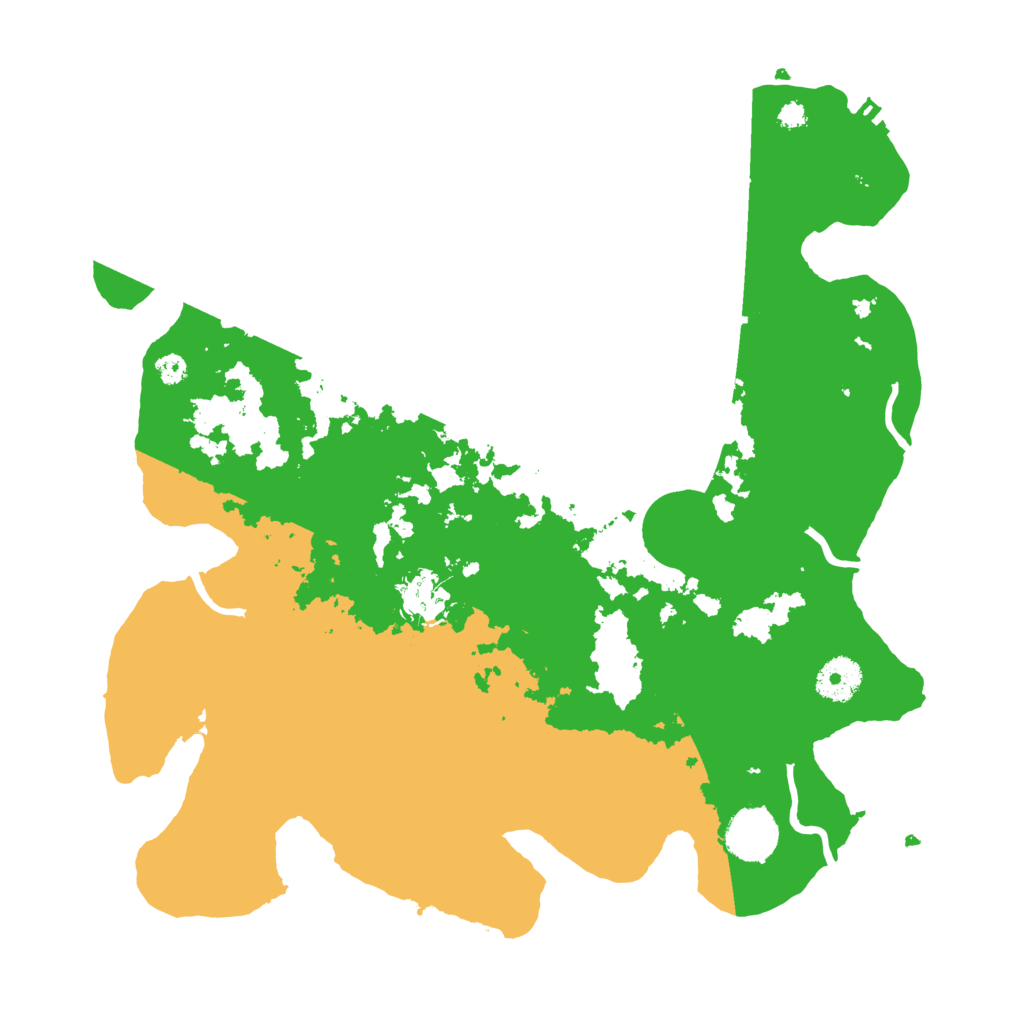 Biome Rust Map: Procedural Map, Size: 3500, Seed: 27424471