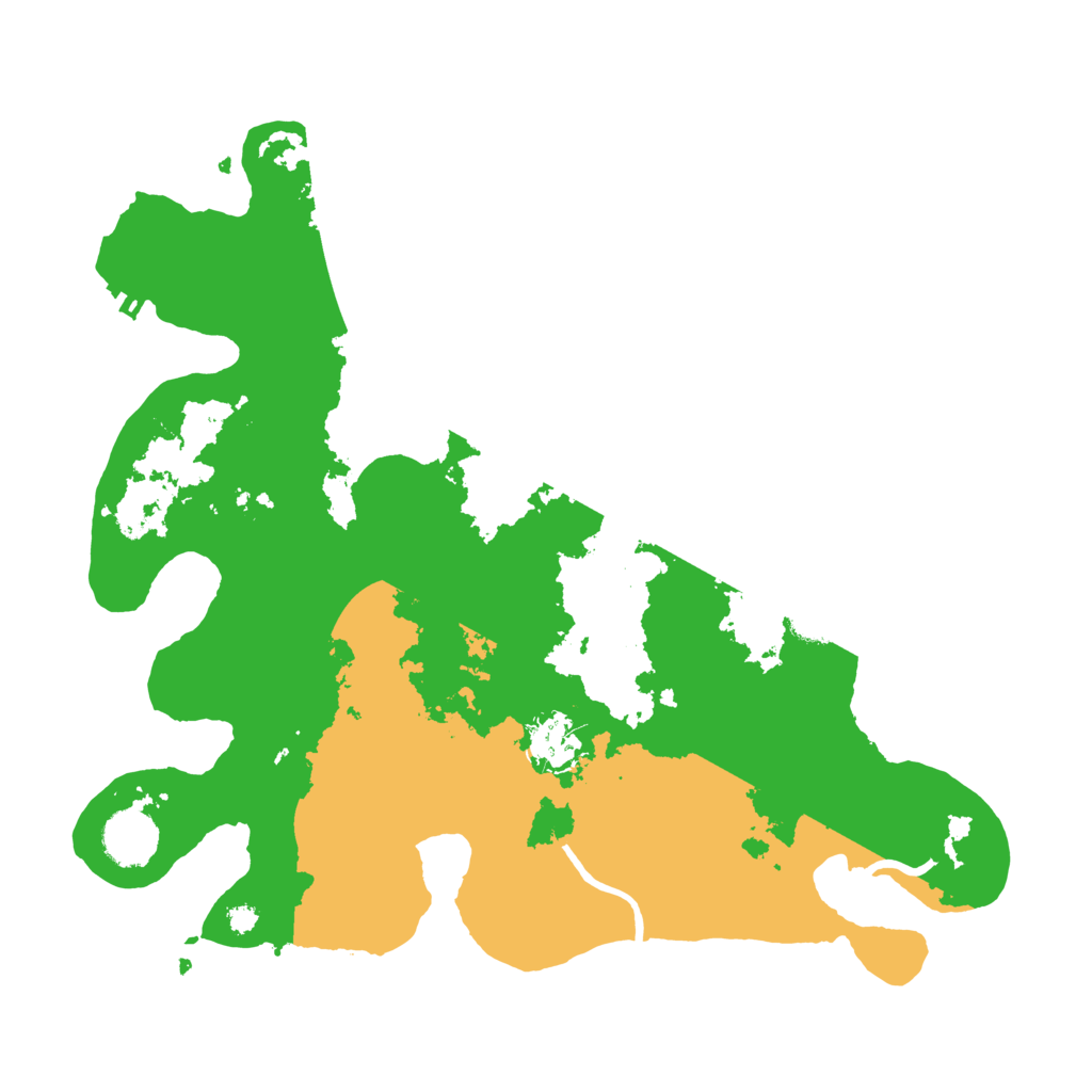 Biome Rust Map: Procedural Map, Size: 3500, Seed: 26380049