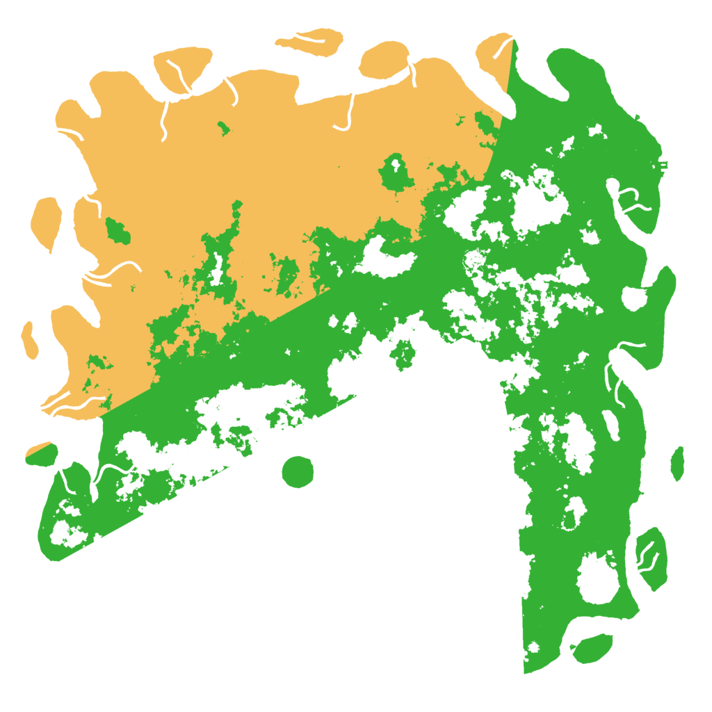 Biome Rust Map: Procedural Map, Size: 6000, Seed: 542