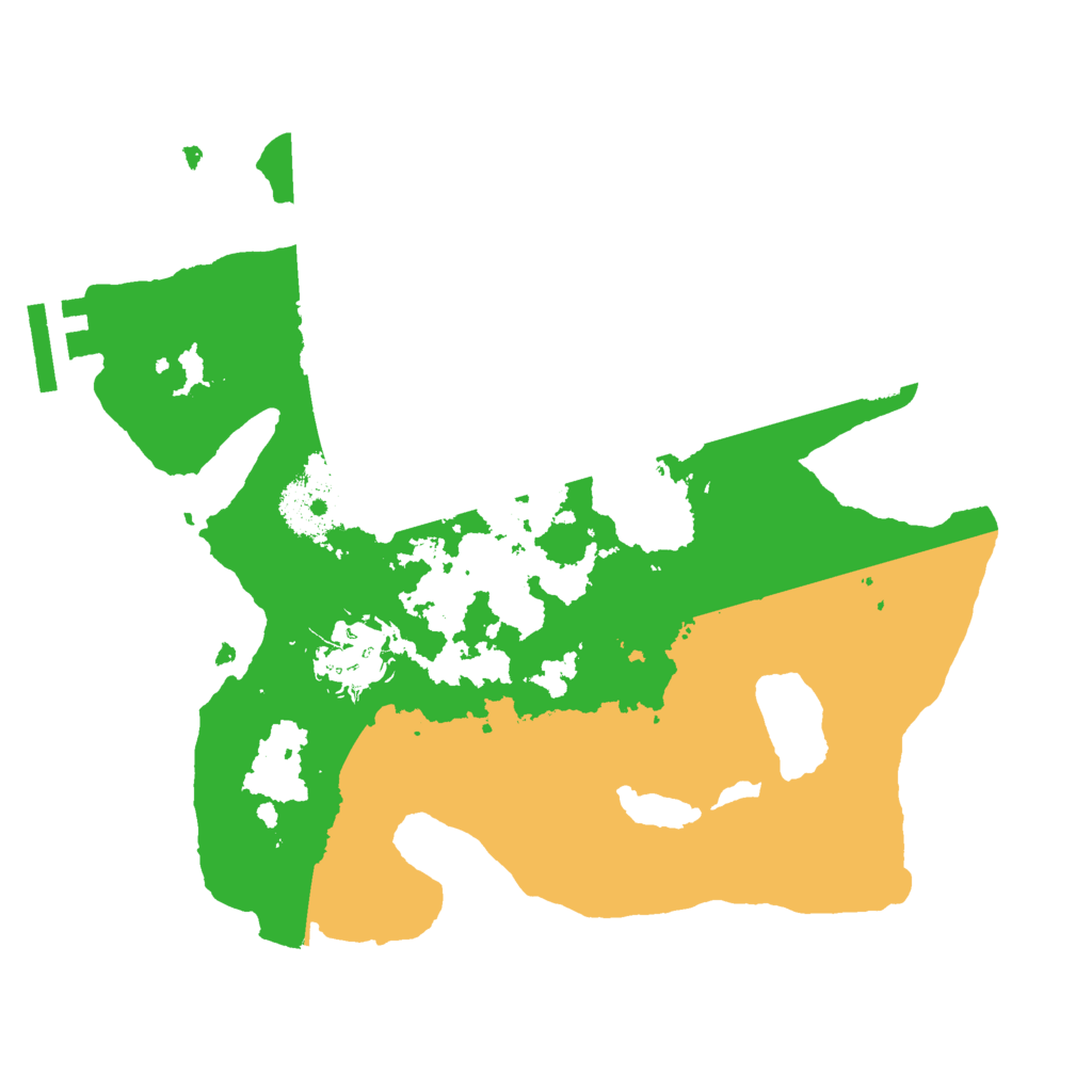 Biome Rust Map: Procedural Map, Size: 2500, Seed: 412200604