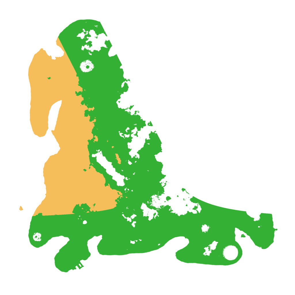 Biome Rust Map: Procedural Map, Size: 3500, Seed: 85849418