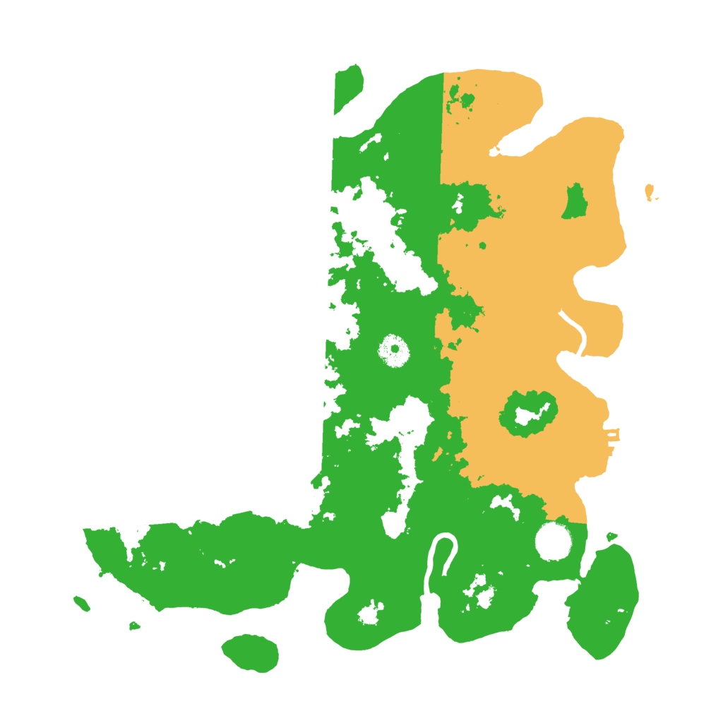 Biome Rust Map: Procedural Map, Size: 3500, Seed: 63899960