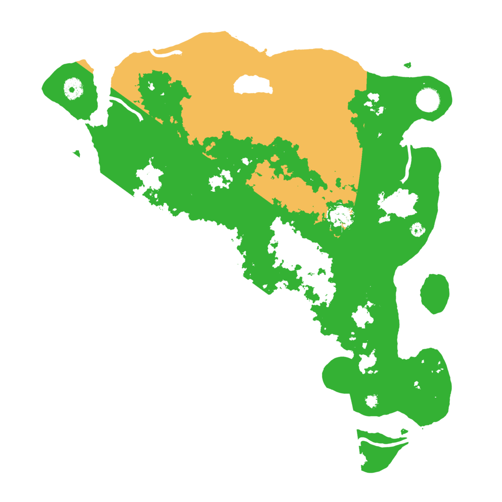 Biome Rust Map: Procedural Map, Size: 3700, Seed: 874477038