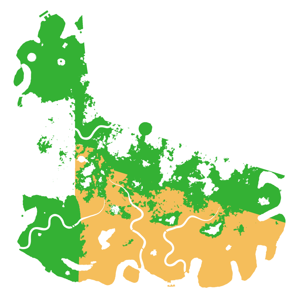 Biome Rust Map: Procedural Map, Size: 6000, Seed: 81702713