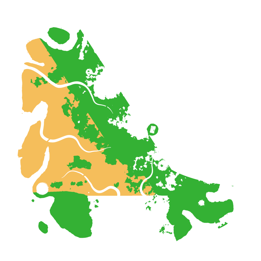 Biome Rust Map: Procedural Map, Size: 3850, Seed: 10035793