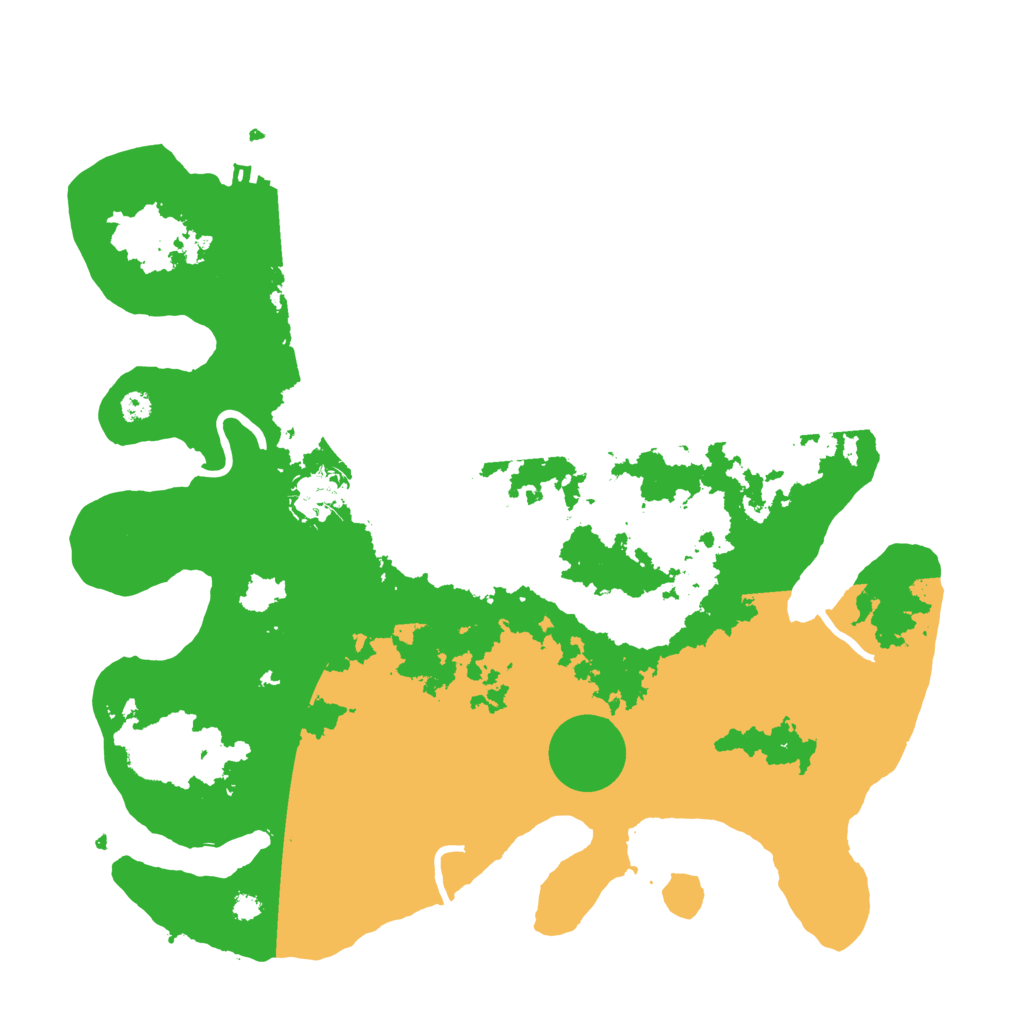 Biome Rust Map: Procedural Map, Size: 3500, Seed: 6242587