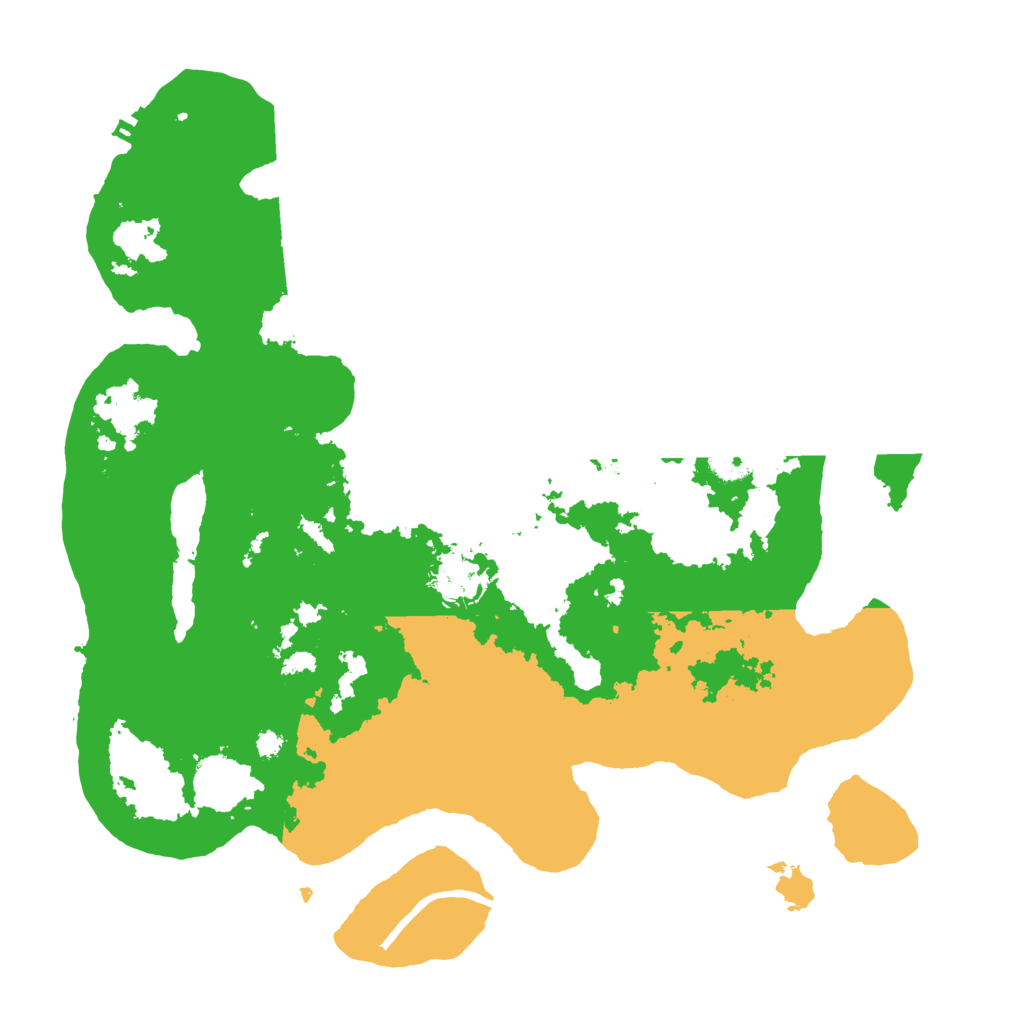 Biome Rust Map: Procedural Map, Size: 3500, Seed: 55543456