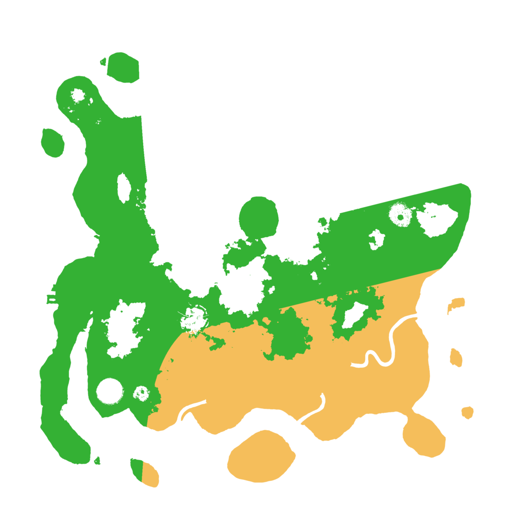 Biome Rust Map: Procedural Map, Size: 3500, Seed: 48389828