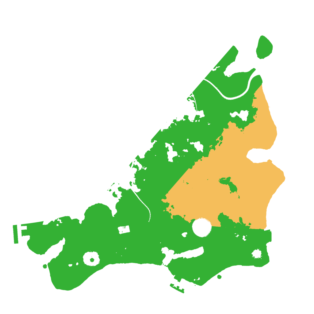 Biome Rust Map: Procedural Map, Size: 3000, Seed: 41114388