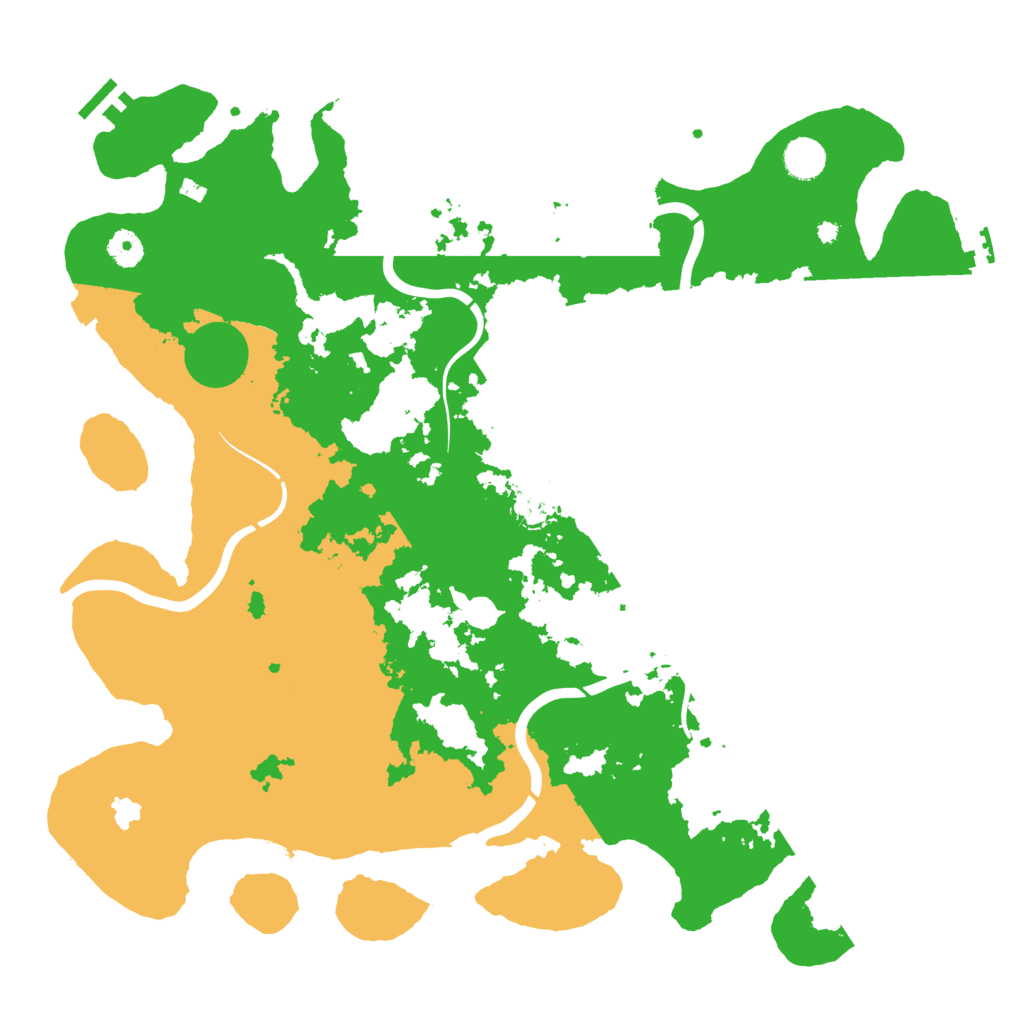 Biome Rust Map: Procedural Map, Size: 4300, Seed: 53