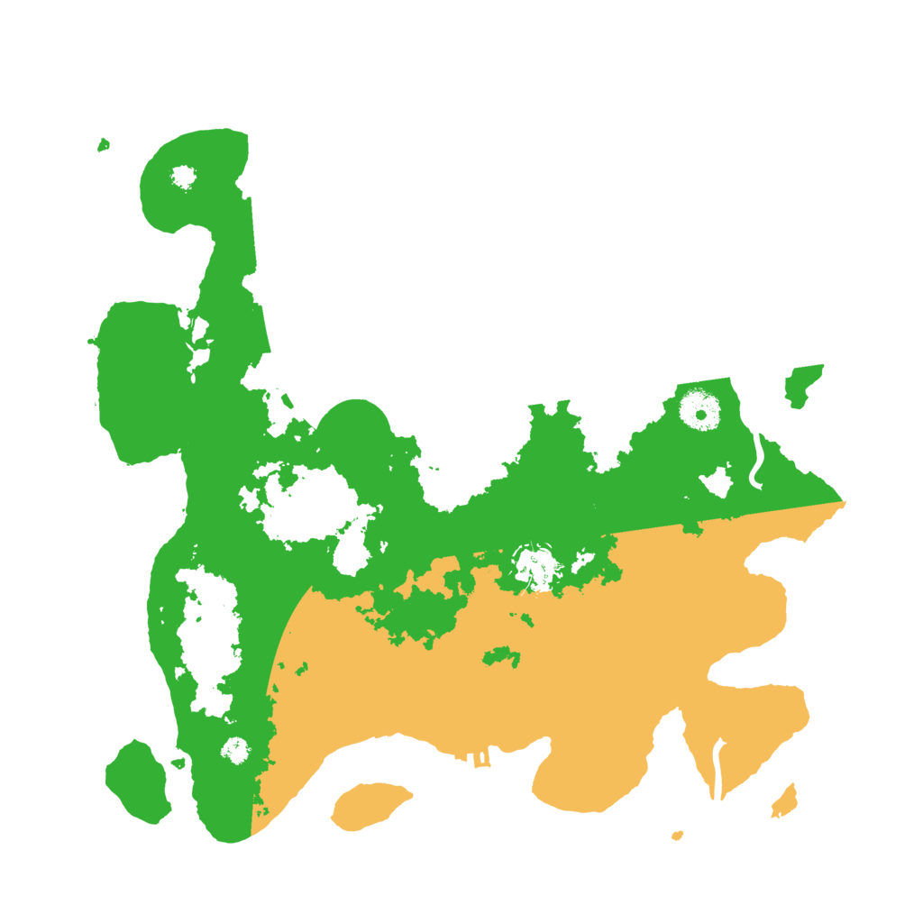Biome Rust Map: Procedural Map, Size: 3500, Seed: 38249017