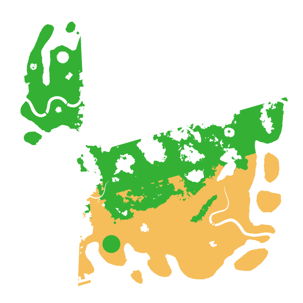 Biome Rust Map: Procedural Map, Size: 4500, Seed: 1993330212