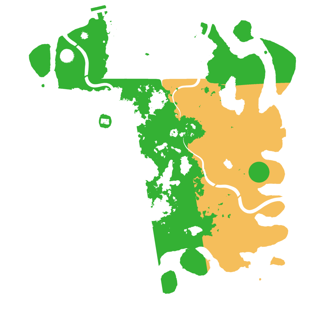 Biome Rust Map: Procedural Map, Size: 4000, Seed: 40403