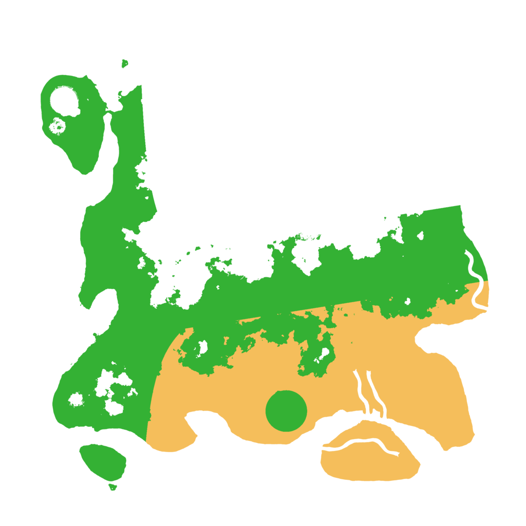Biome Rust Map: Procedural Map, Size: 3350, Seed: 466060951