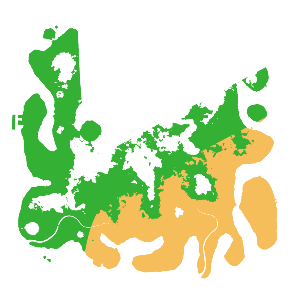 Biome Rust Map: Procedural Map, Size: 4000, Seed: 4159426