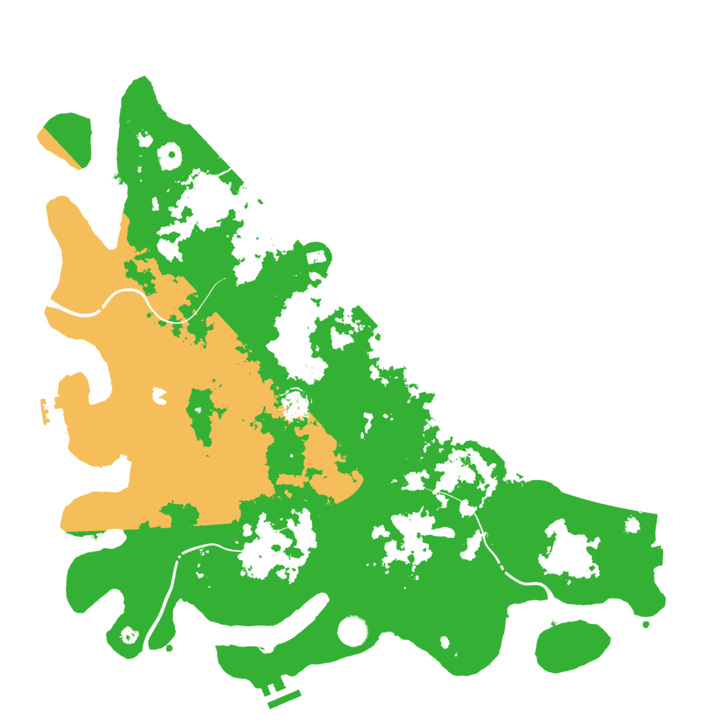 Biome Rust Map: Procedural Map, Size: 4250, Seed: 669293369