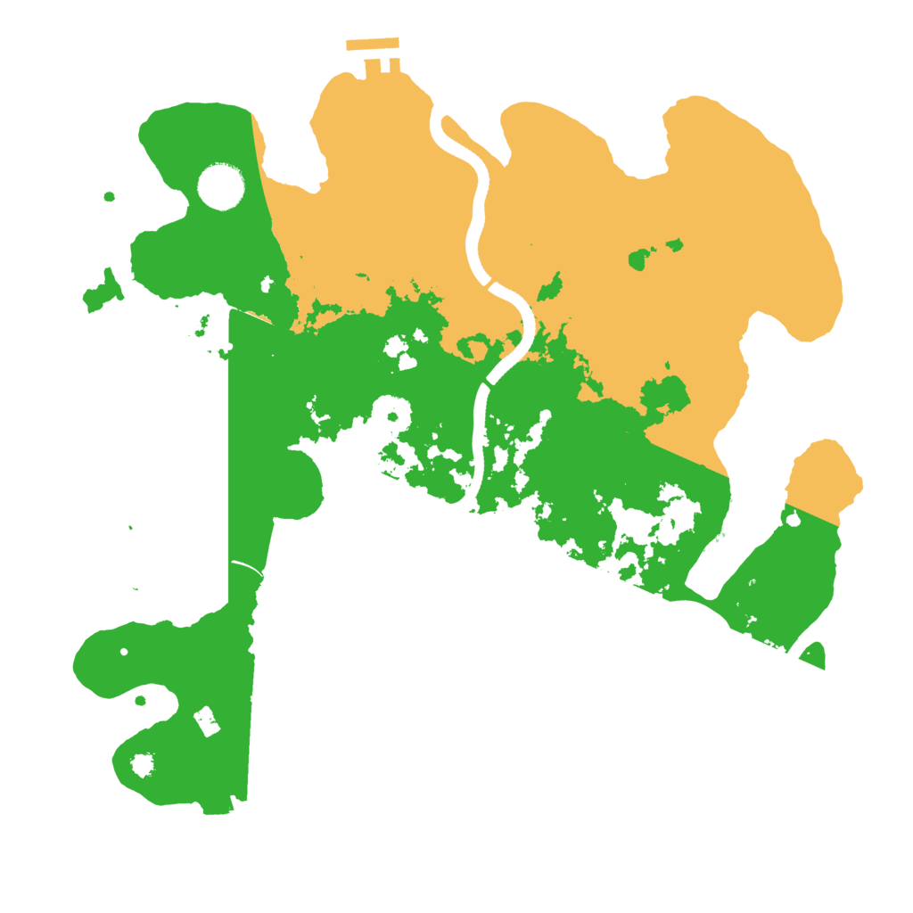Biome Rust Map: Procedural Map, Size: 3500, Seed: 54761962